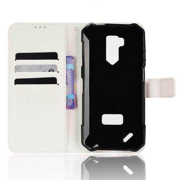 Ulefone Armor X9 Diamond Texture -nahkainen puhelinkotelo White