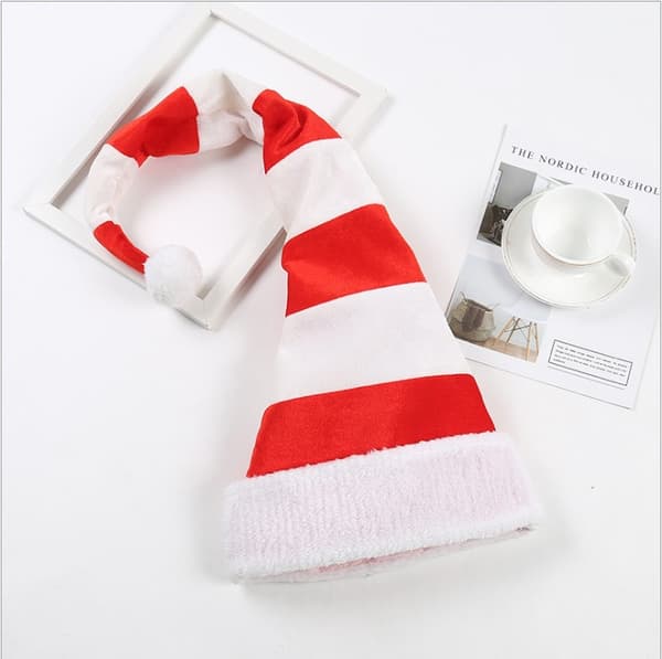 Randiga tomteluvor - Julhattar - Kostymhattar - 2-pack, tomte- och nisseluva
