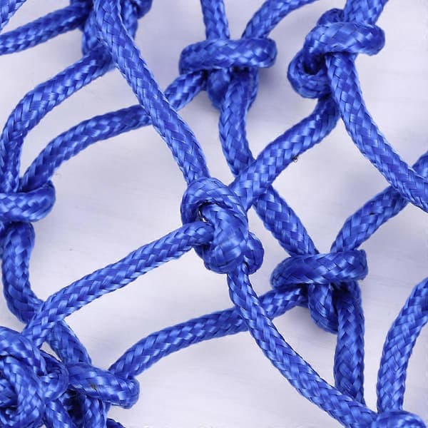 Netpose Basketballtaske til Opbevaring 9 Stk Blå Nylon Snørepose 50 * 4 * 4 cm Blå