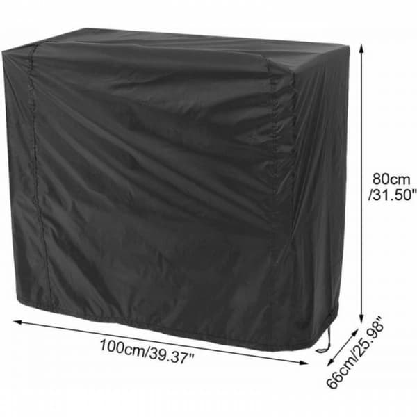 Vedenpitävä ulkogrillin suojapeite - 1 kpl - Musta - 80 x 66 x 100 cm