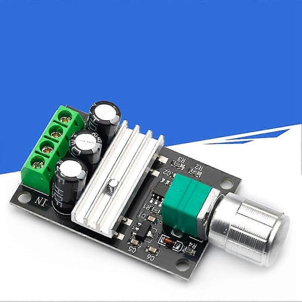 DC 6V 12V 24V 28VDC 3A 80W PWM Motorhastighetsregulator Justerbar Variabel Hastighetskontroll Wi—ls