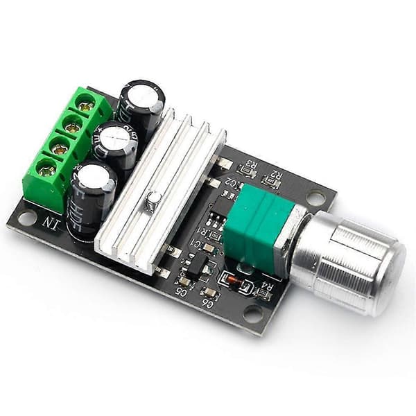 DC 6V 12V 24V 28VDC 3A 80W PWM Motorhastighetsregulator Justerbar Variabel Hastighetskontroll Wi—ls