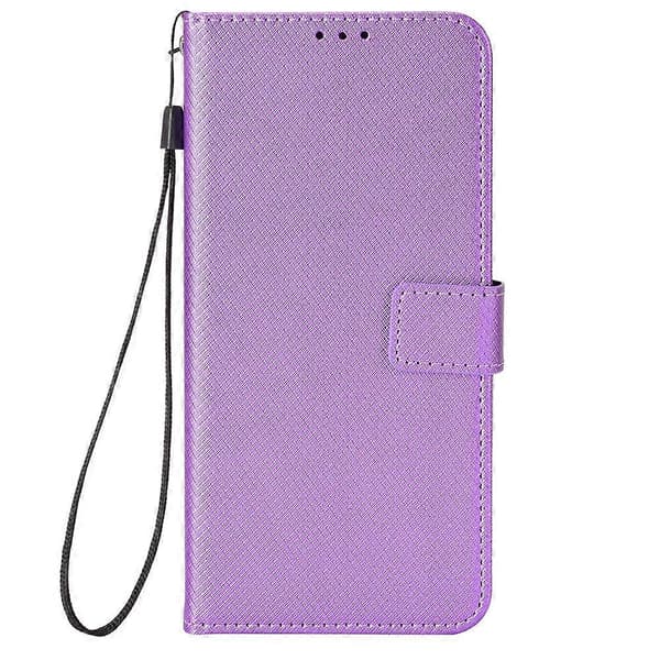 Til Nokia G22 4G Diamant Tekstur Læder Telefoncover Purple