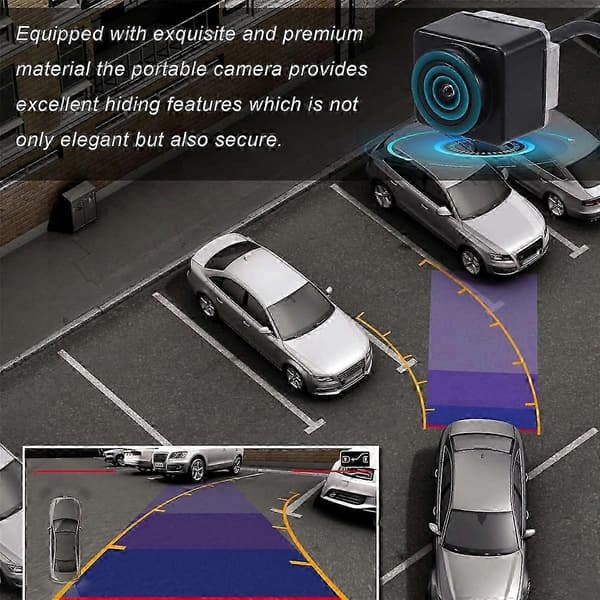Backkamera för Citroën C4 Cactus - HD-backkamera för säker parkering Musta