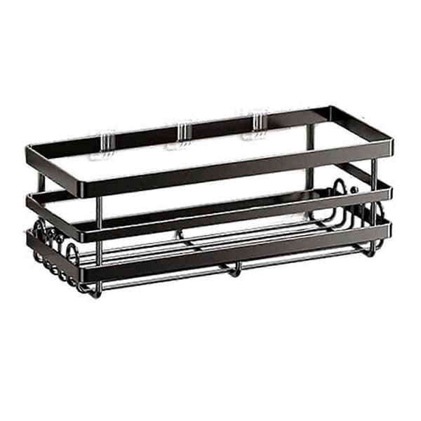 Stor bruseopbevaringsholder i rustfrit stål Pladsbesparende organiseringsstativ til bruser—ls Bathroom Shelves