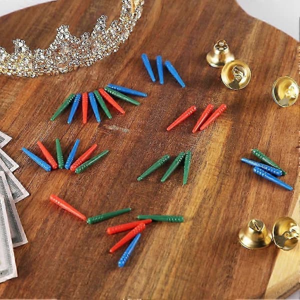 105 stk. Cribbage-brætstifter, tilspidsede Cribbage-stifter passer til 1/8 tomme hul Cribbage-stifter (3 farver)
