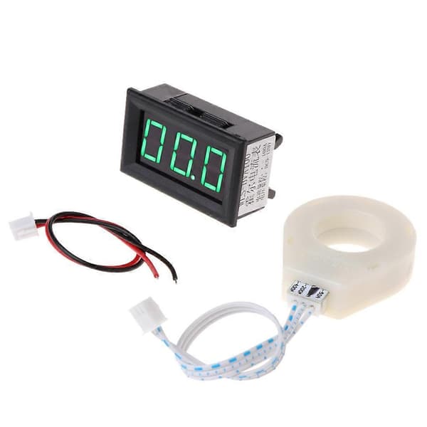 Mini digitaalinen volttimittari ampeerimittari Hall-anturilla Amp Volt -virtamittari—ls