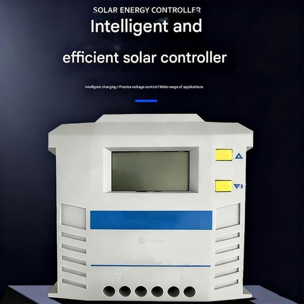 20A MPPT Solar Charge Controller Med Baggrundsbelyst Display Auto Solpanel Opladningsregulator Sikrer Effektiv Opladning Hvid—ls White