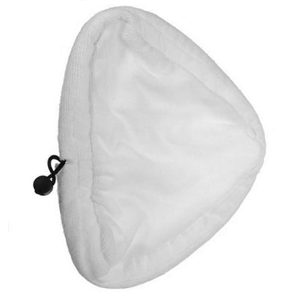 8 stk. hvide mikrofiber vaskbare genanvendelige klude erstatningspude gulvrens til dampmoppe støvsuger