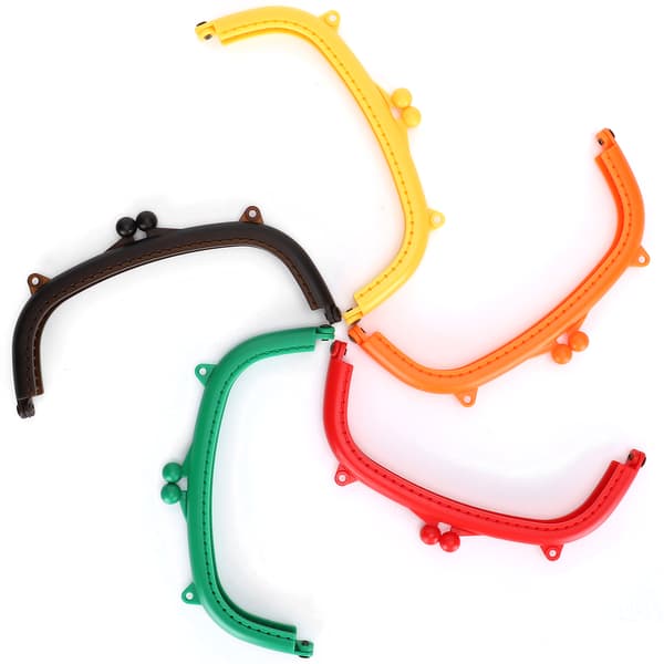 5 st Halvcirkel Väskram 16cm Böjd Plast DIY Väskaccessoarer Godisfärger