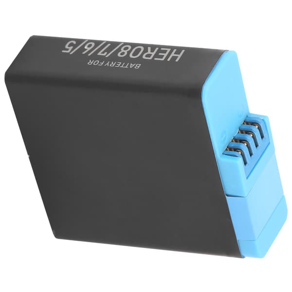 TELESIN Action Camera Halv Dekoding Batteri 1220mAh Høy Kapasitet for Gopro Hero8/7/6/5—ls