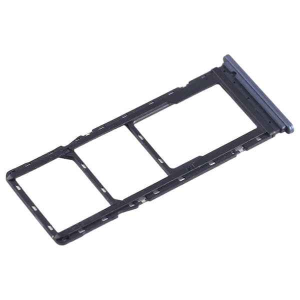 For Tecno Spark Go 2022 SIM-kortskuff + Micro SD-kortskuff Dark Blue