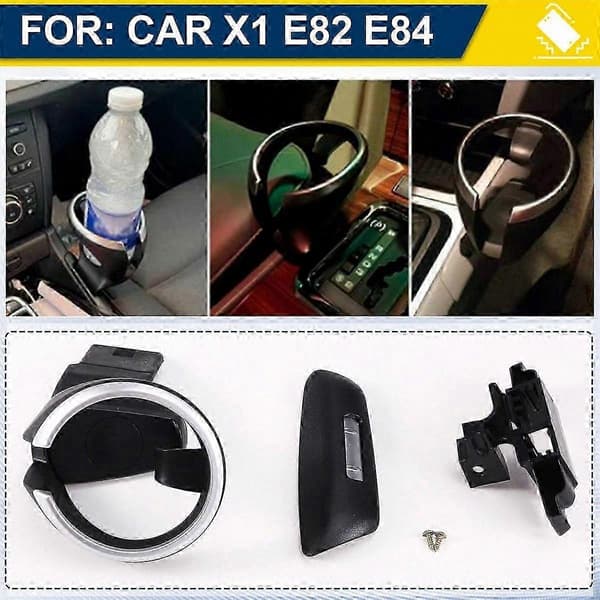 Bilens fremre midtkonsoll koppholder drikkeholder 51160443082 51169144632 for X1 E82 E84—ls