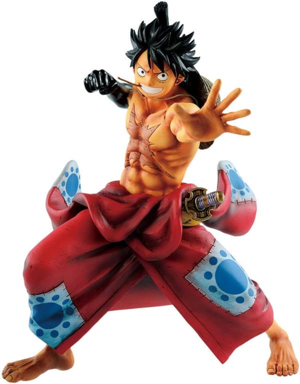 Anime One Piece Figur Luffy Wano Country Monkey D Luffy Act