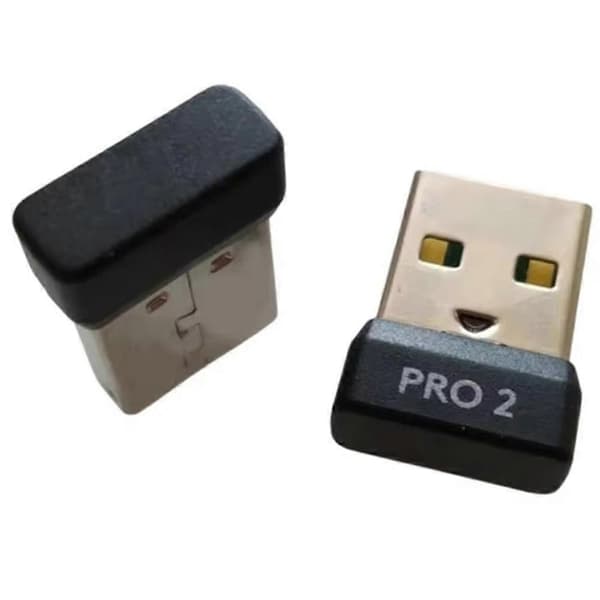 For Logitech GPRO 2 LIGHTSPEED trådløs mus USB-mottakeradapter Gaming mus tilbehør Svart