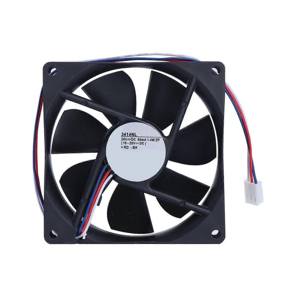 3414NL Blæser 9x9x2.50cm DC24V 58mA Stille Drift Køleblæser til Computer Kabinet Bærbar Radiator[ls] Multicolor