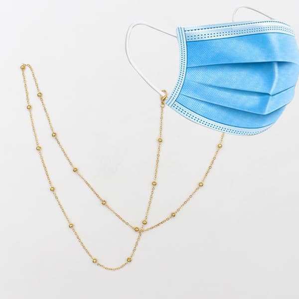 4 stk. Brillekæder Solbriller Lanyard med Perle Stilfuld Glans