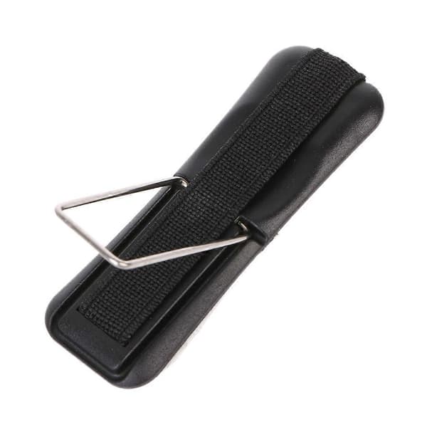 Fingergreb Elastikbånd Rem Telefonholder Ringstativ til Mobiltelefoner Tablets—ls Black