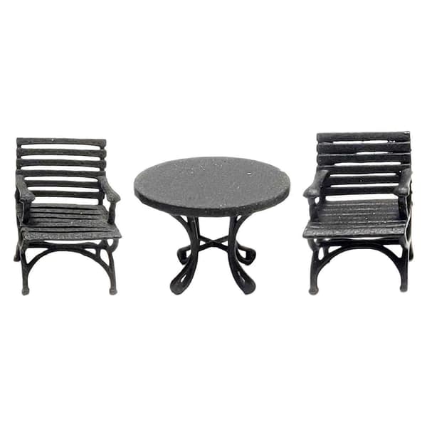 1:87 Dukkehusmøbler Ornament Modell for Barn Jenter Sofa Dining Table Chair