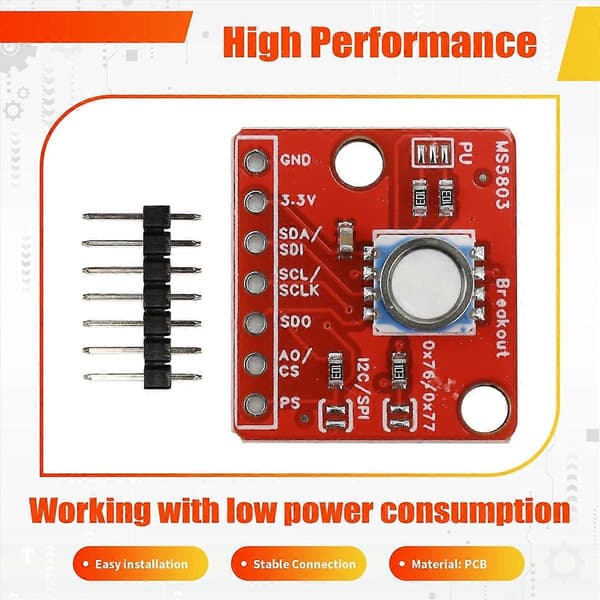 -MS5803-14BA Fluidtryksensor Breakout Modul