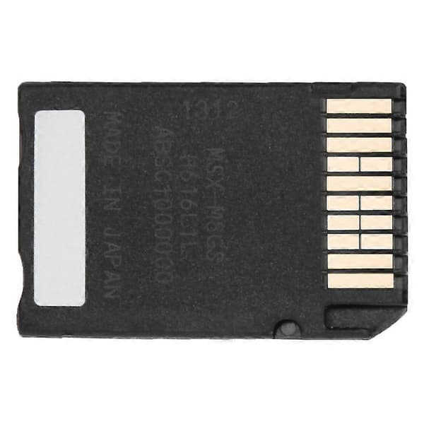 Memory Stick Pro Duo-kort (100 % reel kapacitet) (sort) Svart