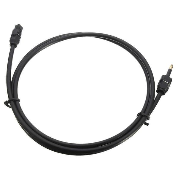 1m 3ft Toslink-Mini Plug 3.5mm Digitaalinen Optinen SPDIF-äänikaapeli Kullattu