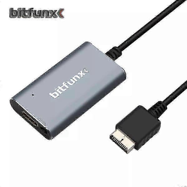 Bitfunx PS2 til HDMI-omformer for PS2 PS1 PlayStation 1/2 spillkonsoller med RGB til YPbPr-bryter[ls]