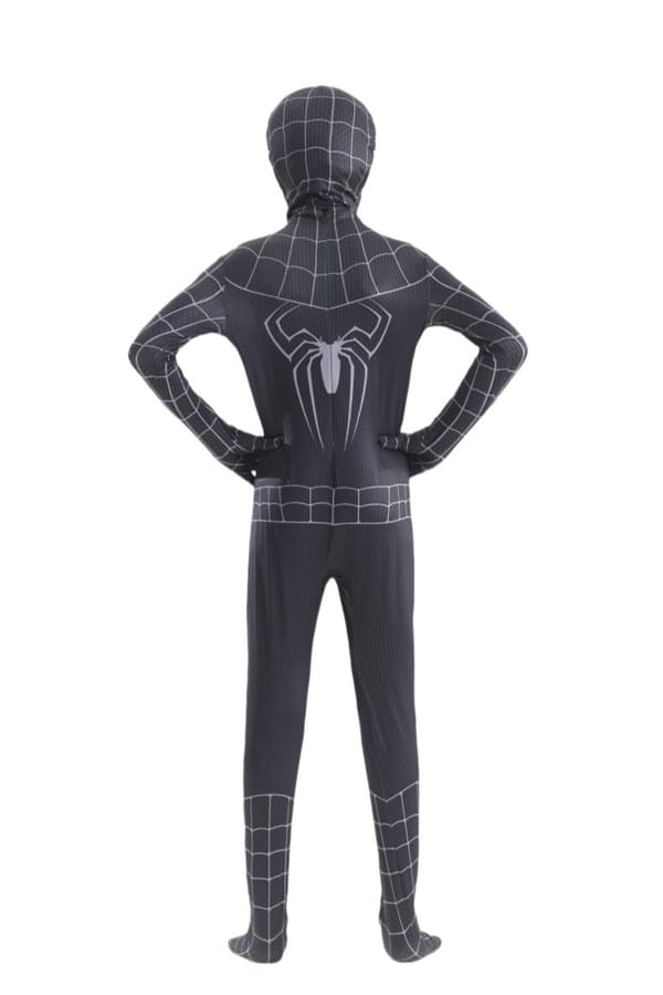 Spider-Man Strømpebukser Heroic Expedition Voksen Cosplay Kostume - Sort Spider-Man 180CM