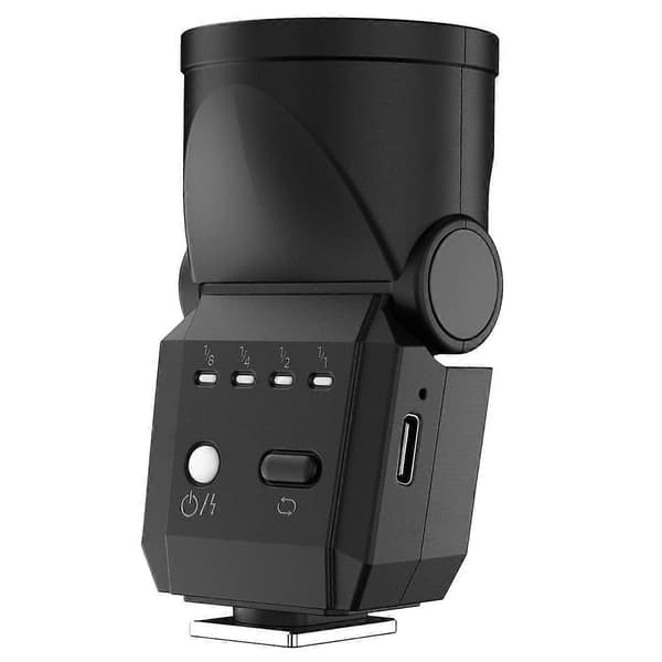 Desiontal F02 Mini On-Camera Blitzlys Speedlite til Spejlløse Kameraer Black
