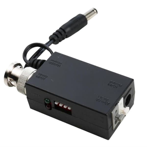 DC12V Aktiv UTP Video Transmitter Balun til CCTV Kamera DVR System[ls]