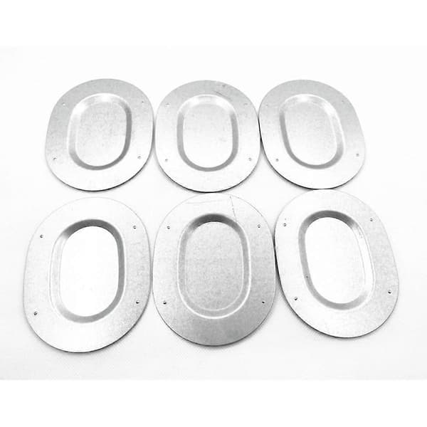 6 stk. metallplateplugger for bagasjerom for 1967-77 karosseri for Inl14820—ls