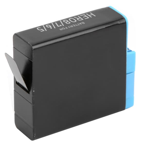 TELESIN Action Camera Halv Dekoding Batteri 1220mAh Høy Kapasitet for Gopro Hero8/7/6/5—ls