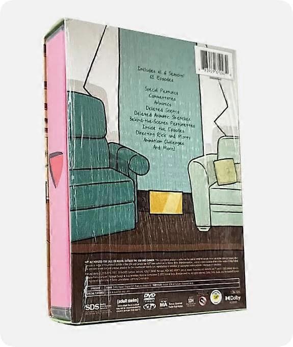 Rick and Morty Sæson 1-7 DVD Den Komplette TV-serie 14 Discs Engelsk Version