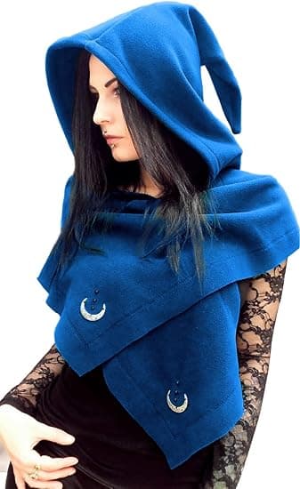 Rabatt Heksehatt for kvinner Varm Fleece Hette Skjerf Halloween P