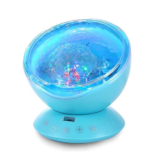Fjernbetjent Ocean Wave Natlys Blue