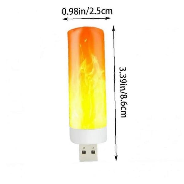 Mini USB nattlys, 2 plug-in lys Bil stemningslys, bærbar nattbordslampe, LED nattlys Barneromlys – ls