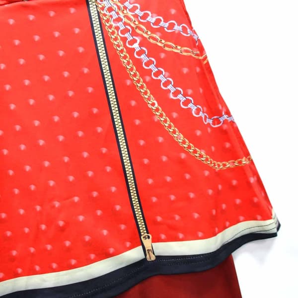 Piger Wonderland Rød Kostume Børn Cosplay Outfit Sæt Handsker Paryk Rubyred Rubyred 4-5 Years