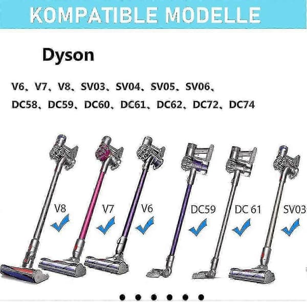Strømforsyningslader for Dyson støvsuger, ladekabel