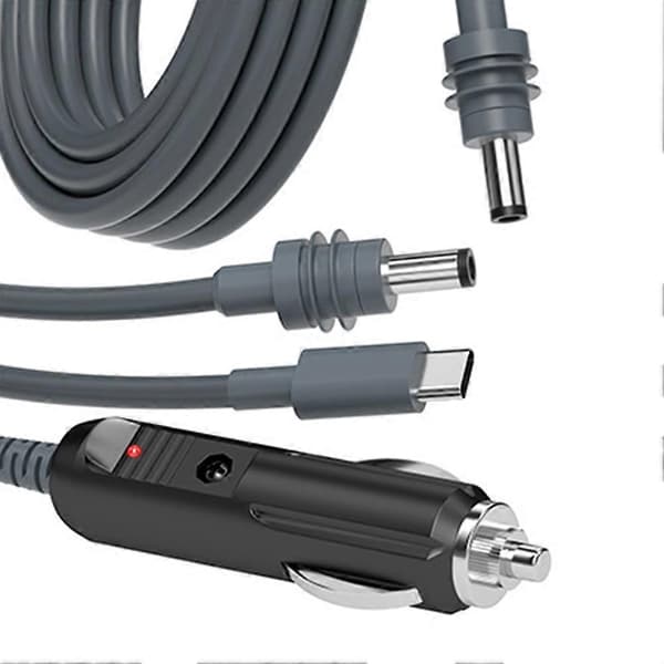 10m til Starlink Mini 3 i 1 Type-C/DC strømkabel til Starlink Mini bilens cigarettænderstik og DC han [ls]