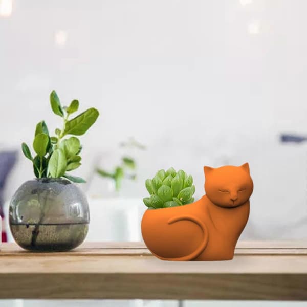 for kattdekorasjon Stearinlys Silikonform Epoksyharpiks DIY Dekorasjon Lagring av såpe—ls