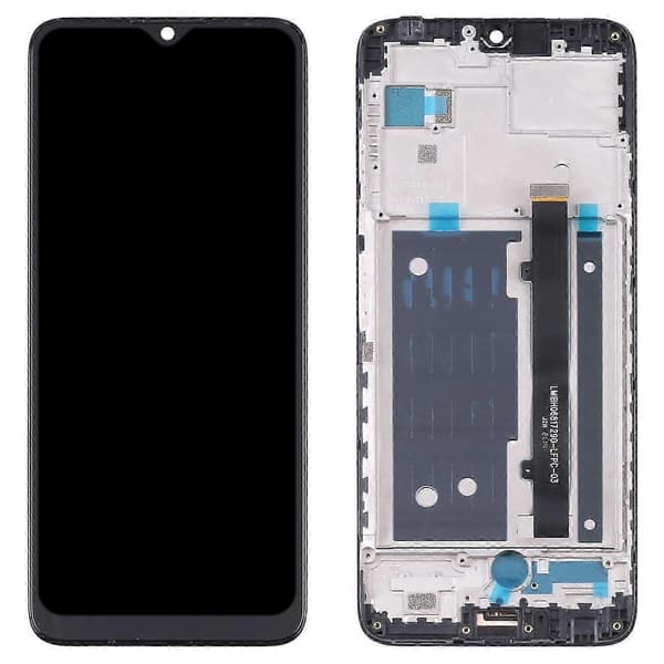 LCD-skærm til ZTE Blade V30 Vita Digitizer Komplet Samling Med Ramme—ls