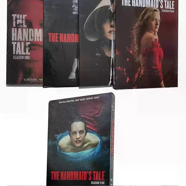 The Handmaid's Tale: Den Komplette Serie Sæson 1-5 DVD-samling, 17-disc sæt, engelsk lyd med undertekster