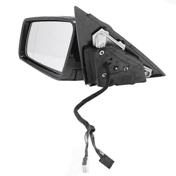 Højre side dør spejl til W204 C180 C200 C250 C300 C63 2011-2014 Elektrisk foldbart sidespejl Sort Black Left