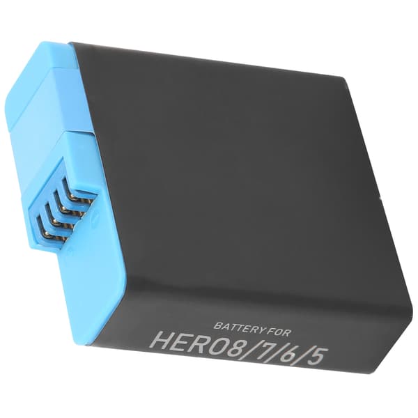 TELESIN Action Camera Halv Dekoding Batteri 1220mAh Høy Kapasitet for Gopro Hero8/7/6/5—ls