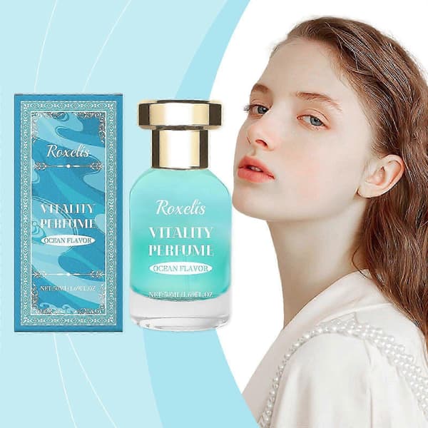 Ocean Vitality Parfym - Långvarig Fräsch Mysk- & Kokosdoft, 50ml—ls