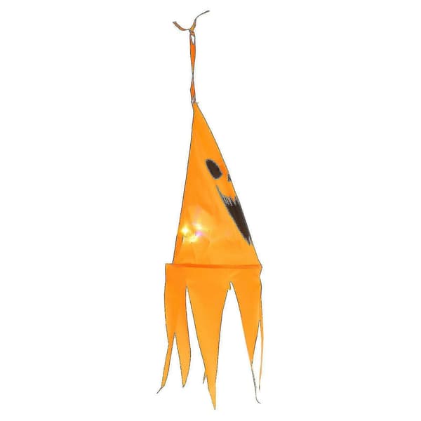 Vindpose Gårdsudsmykning Udendørs Halloween Lysende Flag Halloween Vindpose Flag