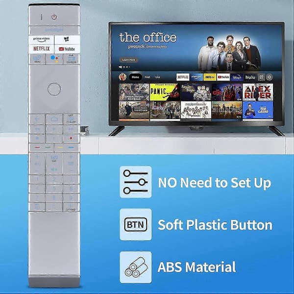 2025 Seneste Model Stemme SRC-4522 Erstatningsfjernbetjening til Philips TV