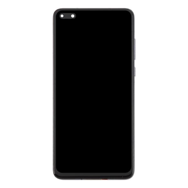 För Huawei P40 TFT LCD-skärm Digitizer komplett montering med ram, stöder inte fingeravtrycksidentifiering Black