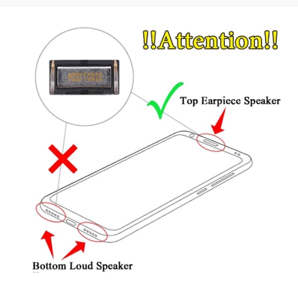 10 stk. ørestykkehøjttaler til LG X4+ Not Specified