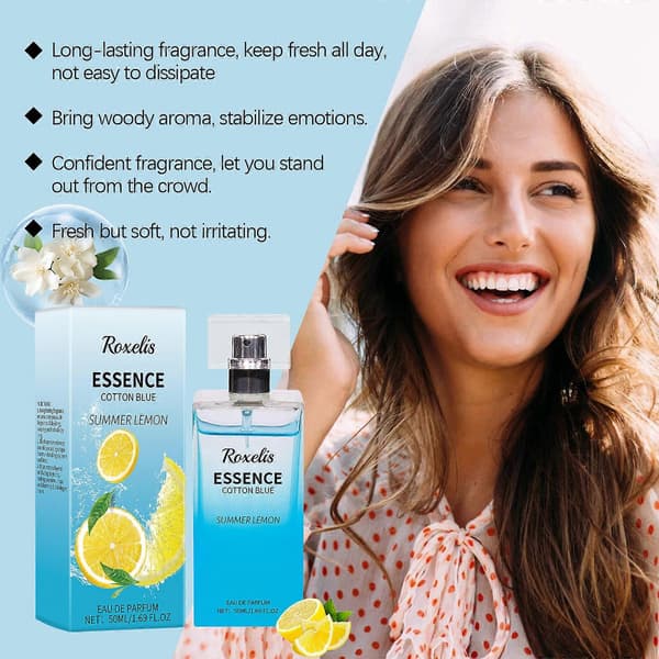 Sommer Sitron Parfyme - Frisk Sitrus, Blomster & Langvarig Duft